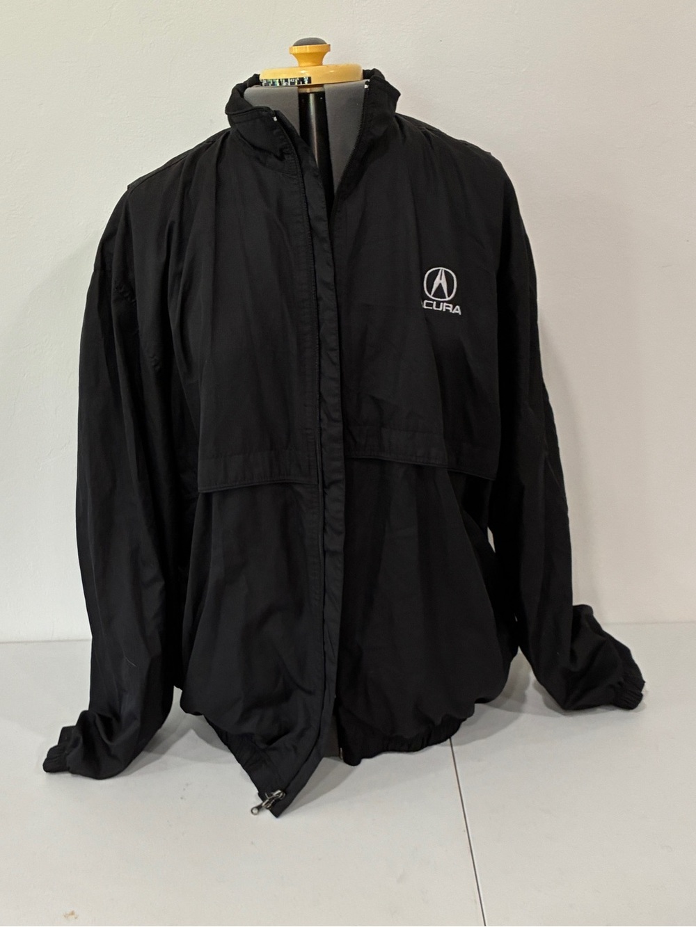 Vintage Acura / Don Carlton Acura of Tulsa Windbreaker Jacket - Size XL Black
